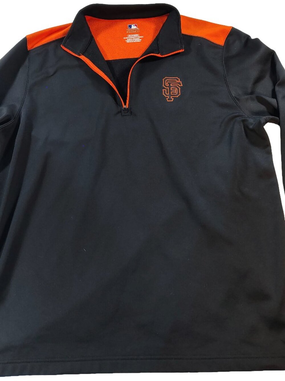 Men's Black & Orange 2XL San Francisco Giants Genuine MLB Light Jacket